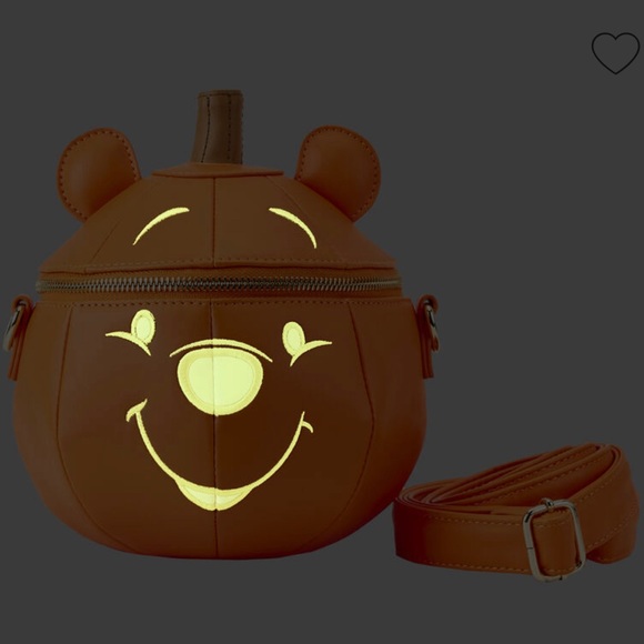 Winnie the Pooh Pumpkin Glow Crossbody Bag - Picture 2 of 8